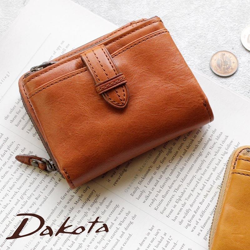 Dakota（ダコタ） 二つ折り財布 クラプトン 2折財布 ダブルジッパー