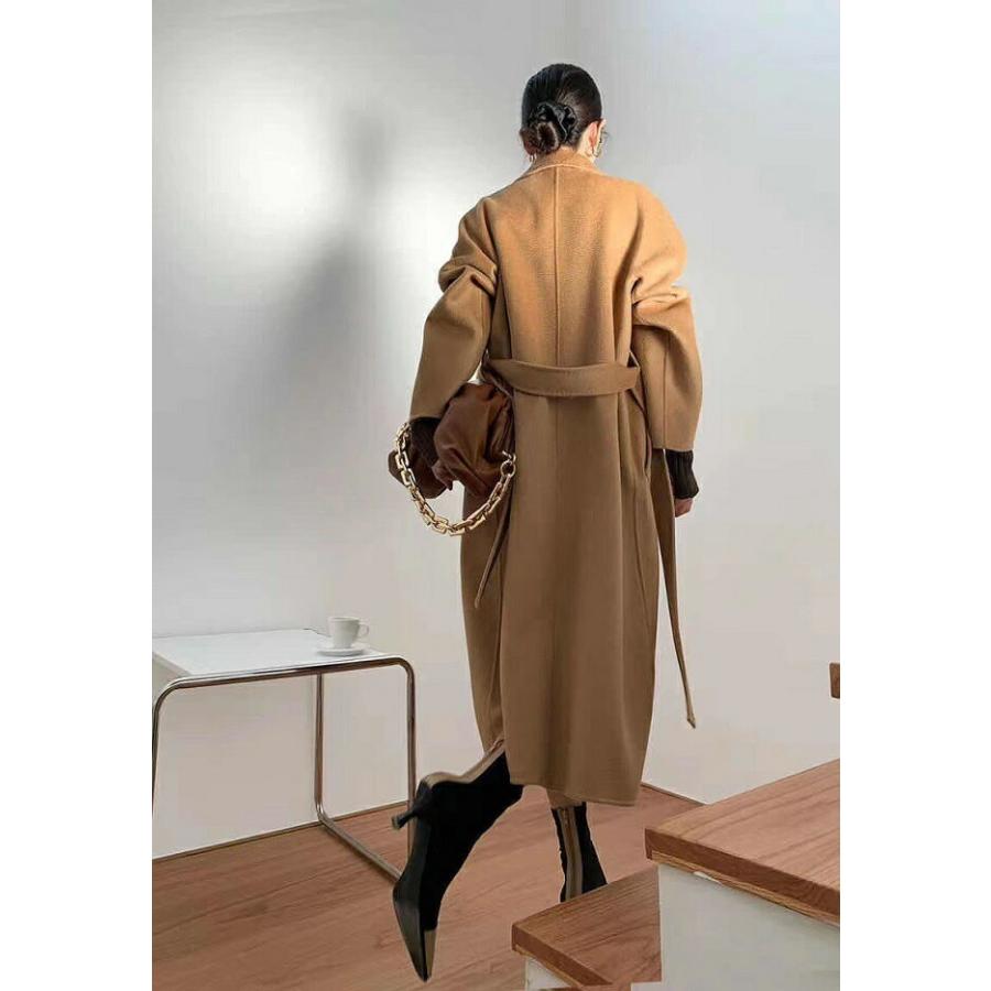 歳末値下】バーバリー カシミア100% ロングコート キャメル カシミヤ