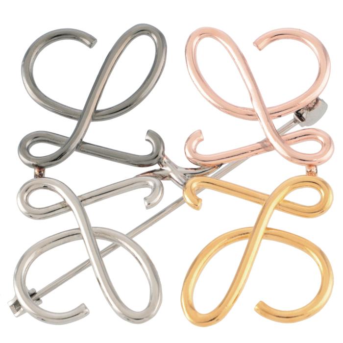 LOEWE（ロエベ） 【並行輸入品】 アナグラム ブローチ ローズ ブローチ