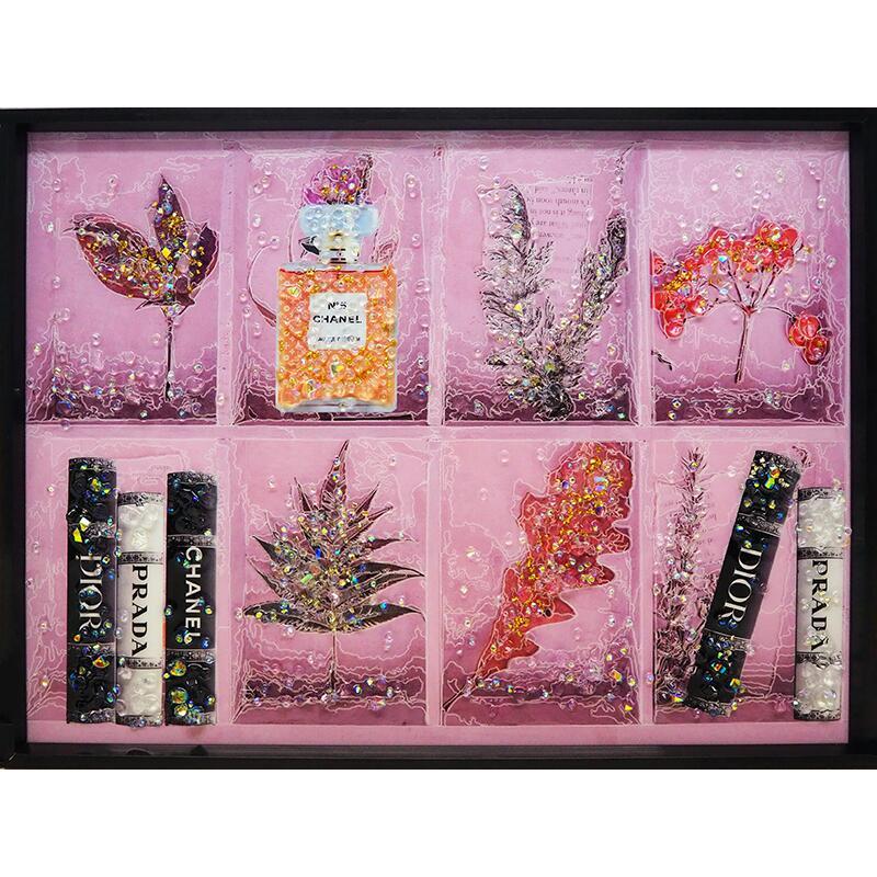 クリスタルアート ボックスII 41x31cm オマージュアート おしゃれ