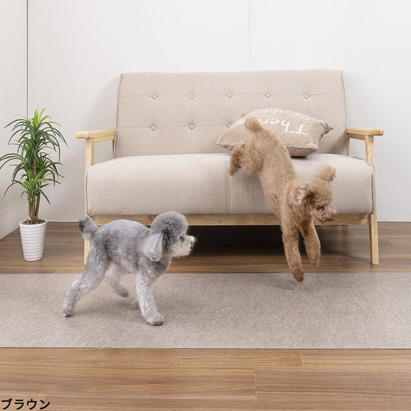 サンコー 【こだわりの日本製】ペットマット 防水 滑らない 60x240cm