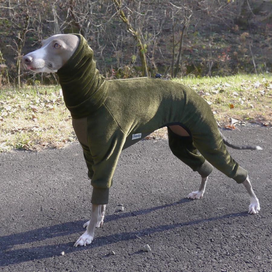 イタグレ 服 フリース ロンパース イタリアングレイハウンド イタグレ