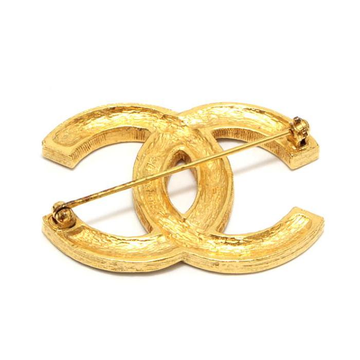 Ys 美品 CHANEL ゴールド 稲穂モチーフブローチ 希少 14cm Ys 美品