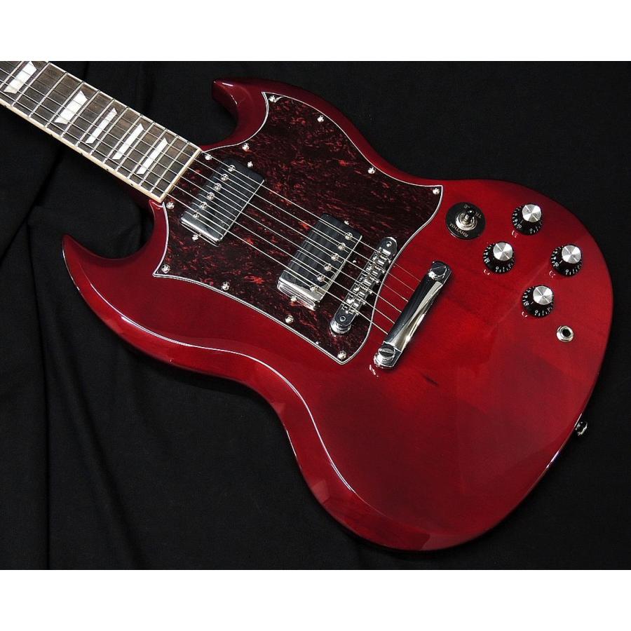 Greco エレキギター バーガンディ ハードケース付き ワインレッド