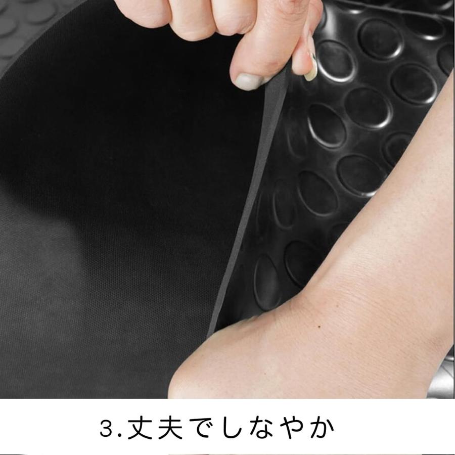 ガレージマット ゴムマット 幅1m 長さ5m 厚さ3mm 屋外 バイク 滑り止め
