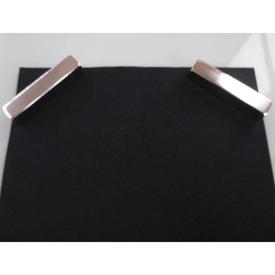 鉄文鎮 大 2本組 重さ約310g×2 書道用品 書道小物 ペーパーウェイト