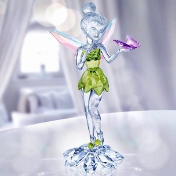 スワロフスキー 置物（Swarovski） DISNEY ティンカーベルとチョウ