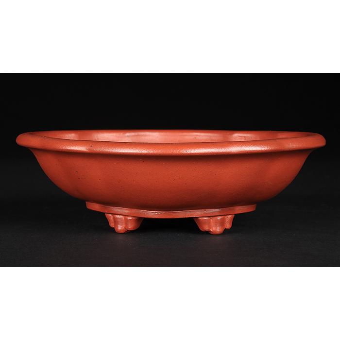 陶器鉢 海棠開片鉢 盆栽鉢 植木鉢 小品盆栽鉢 大品盆栽鉢 陶器鉢 海棠