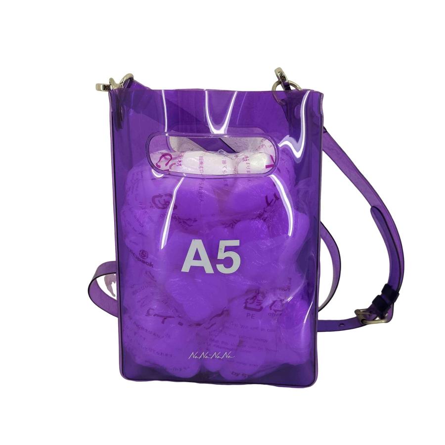 nana-nana A5 パープル ずっと真夜中でいいのに nana-nana バッグ