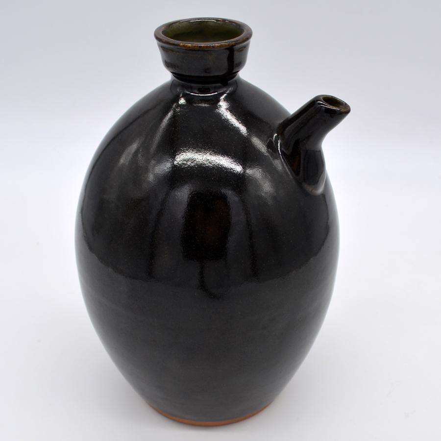 薩摩焼 黒薩摩 苗代川焼 舟徳利（一点物） : 鹿児島市場 - 通販