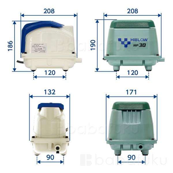 浄化槽ブロア テクノ高槻 XP-40 / 浄化槽ブロアー : エアーポンプ馬場