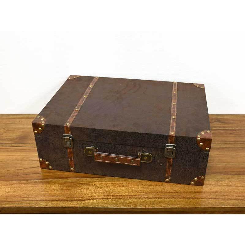 トランクボックス レザー L トランク アンティーク ビンテージ