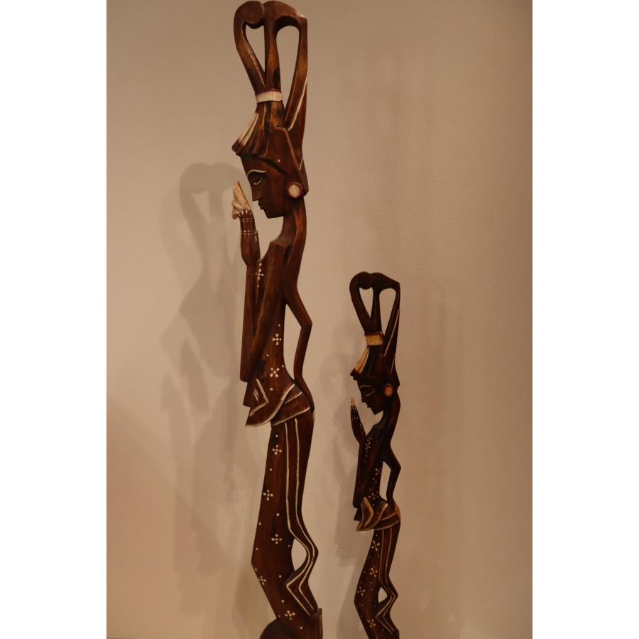 ミャンマー 木彫像 オブジェ 木製 木彫り 雑貨 インテリア 置物 魔除け