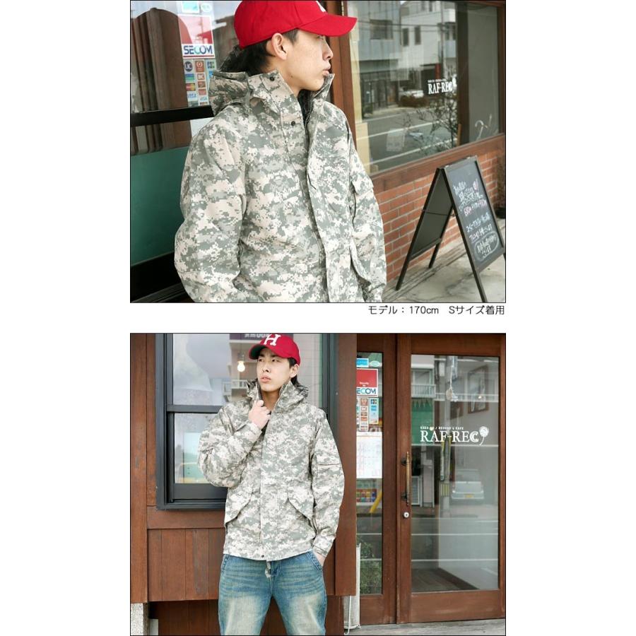 メンズセレクト ECWCS パーカー (デジタル迷彩)【ゴアテックスPK