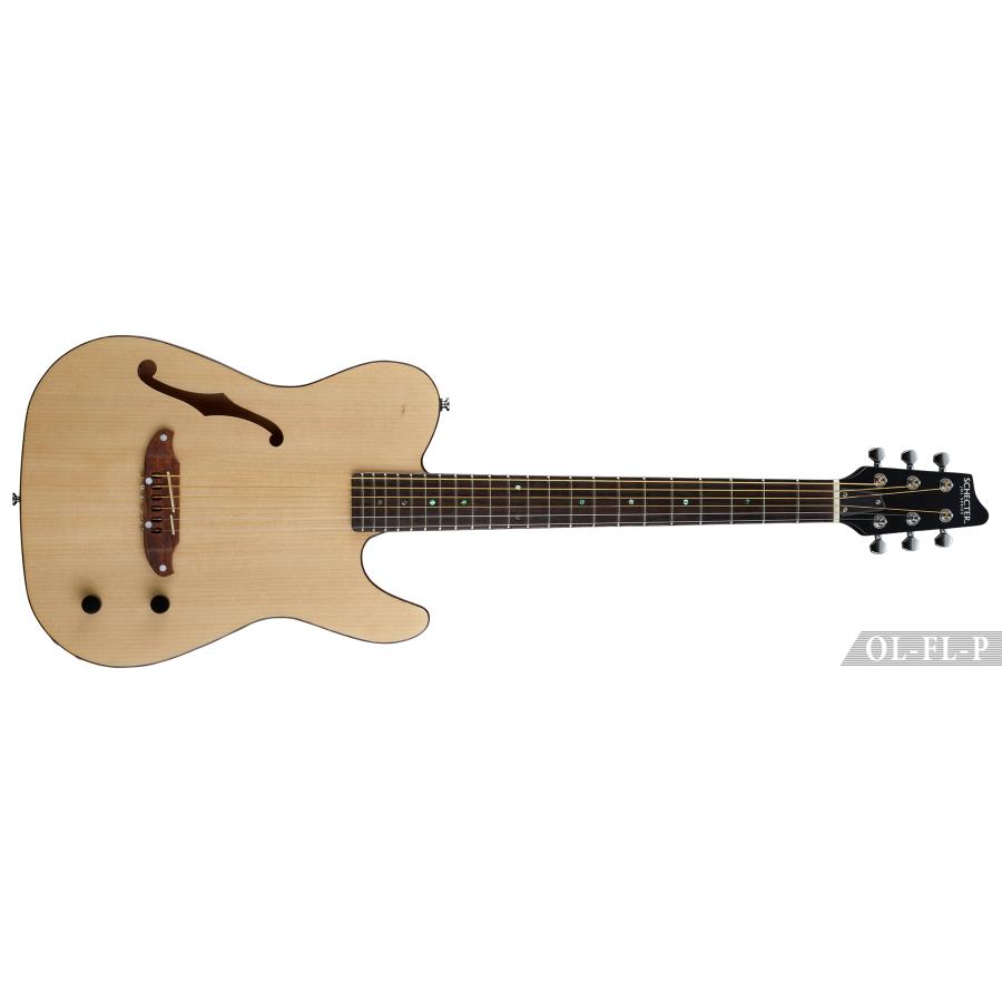 SCHECTER シェクター エレアコ ギター OL-FL-P 薄胴 ピエゾ