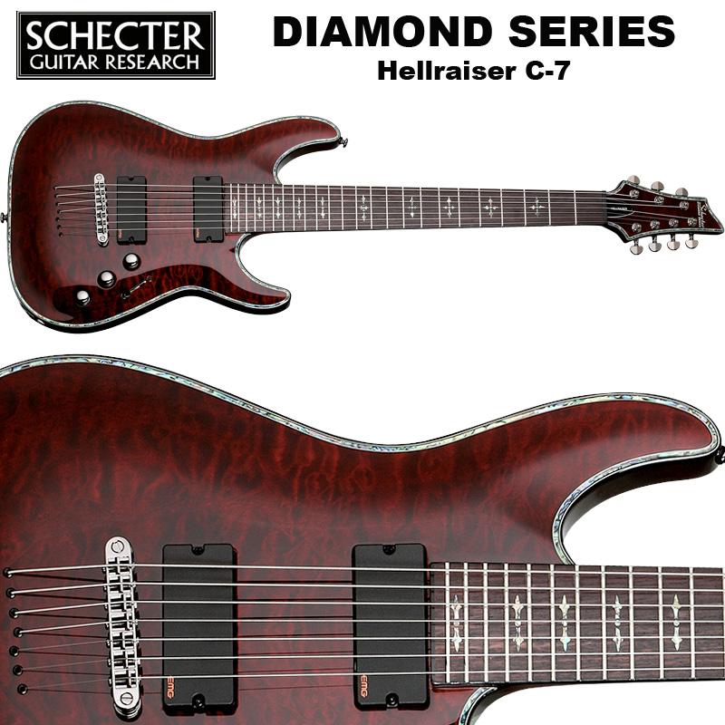 SCHECTER シェクター SCHECTER / Hellraiser C-7 BCH ブラックチェリー