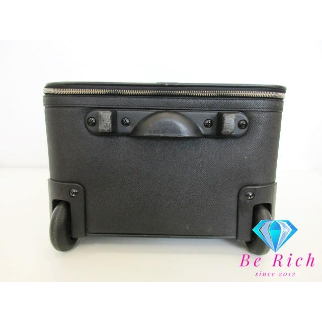 dunhill（ダンヒル） キャリーケース スーツケース 黒 レザー ロゴ