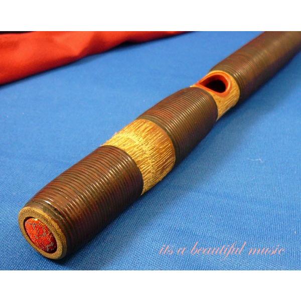 雅楽 龍笛 籐巻き its】雅楽楽器・龍笛（竜笛） 最も本格的な仕様「煤竹