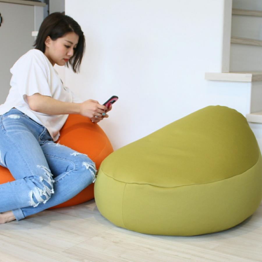 ビーズクッション エッグ 日本製 大きい 人をダメにする ビーズ補充可