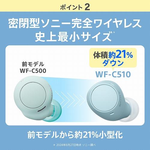 SONY（ソニー） ワイヤレスイヤホン 完全 WF-C510 LC ブルー : B