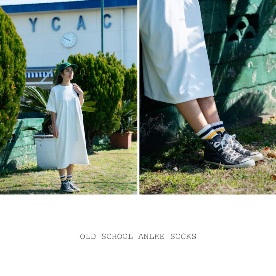 ROTOTO（ロトト） ソックス 靴下 オールドスクールリブアンクル