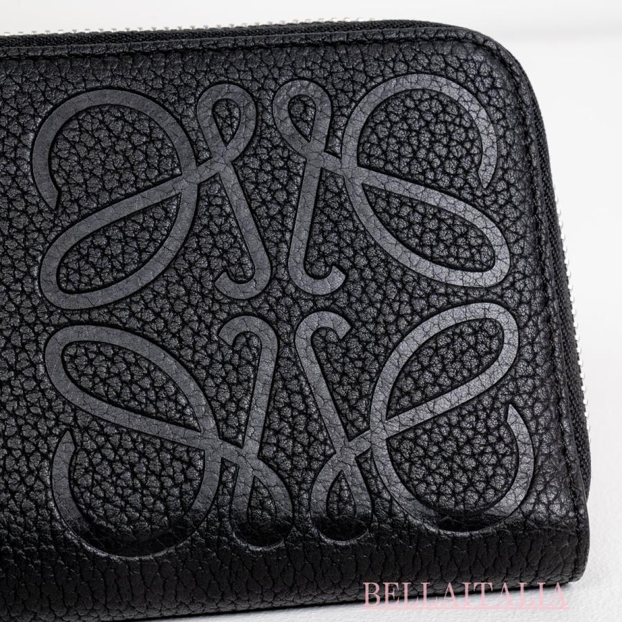LOEWE（ロエベ） レディース 長財布 グレインカーフ レザー 黒
