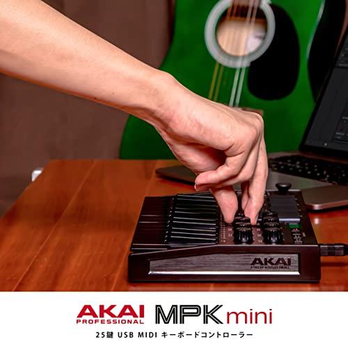 Akai Pro MIDIキーボード 25鍵USB ベロシティ対応8パッド音楽制作