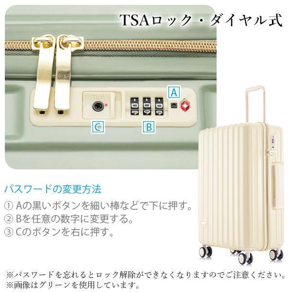 スーツケース ホワイト 機内持ち込み TSAロック 短途旅行 出張