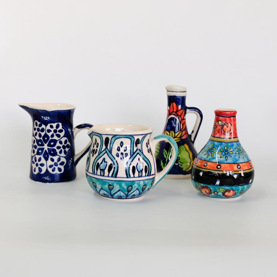 花瓶 おしゃれ インド製 ハンドメイド アート 陶器 | Freaks Pottery