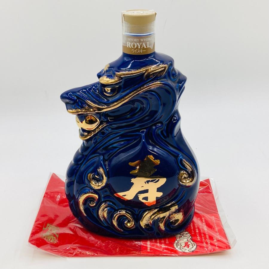 サントリーウィスキー干支ボトル ローヤル12年陶器 辰歳 龍 古酒未開封