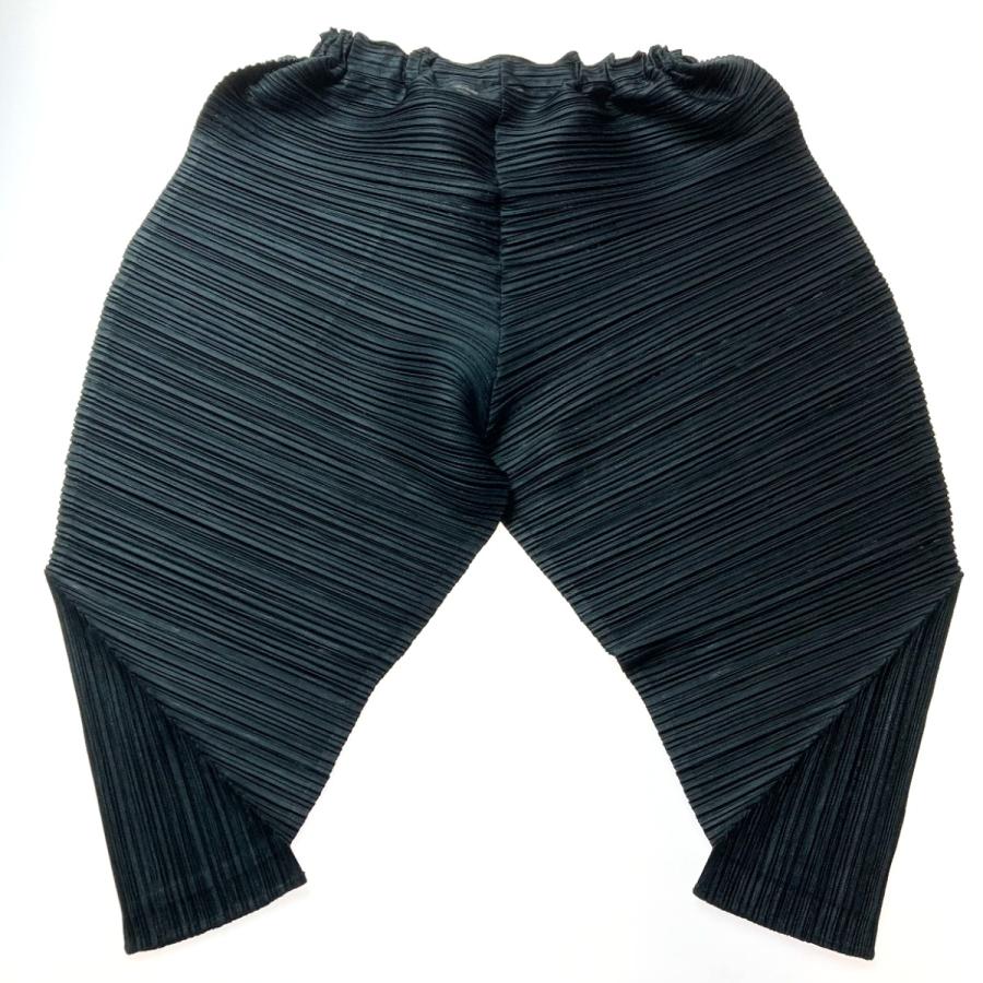 PLEATS PLEASE ISSEY MIYAKE / ボトム/2/プリーツパンツ/墨黒