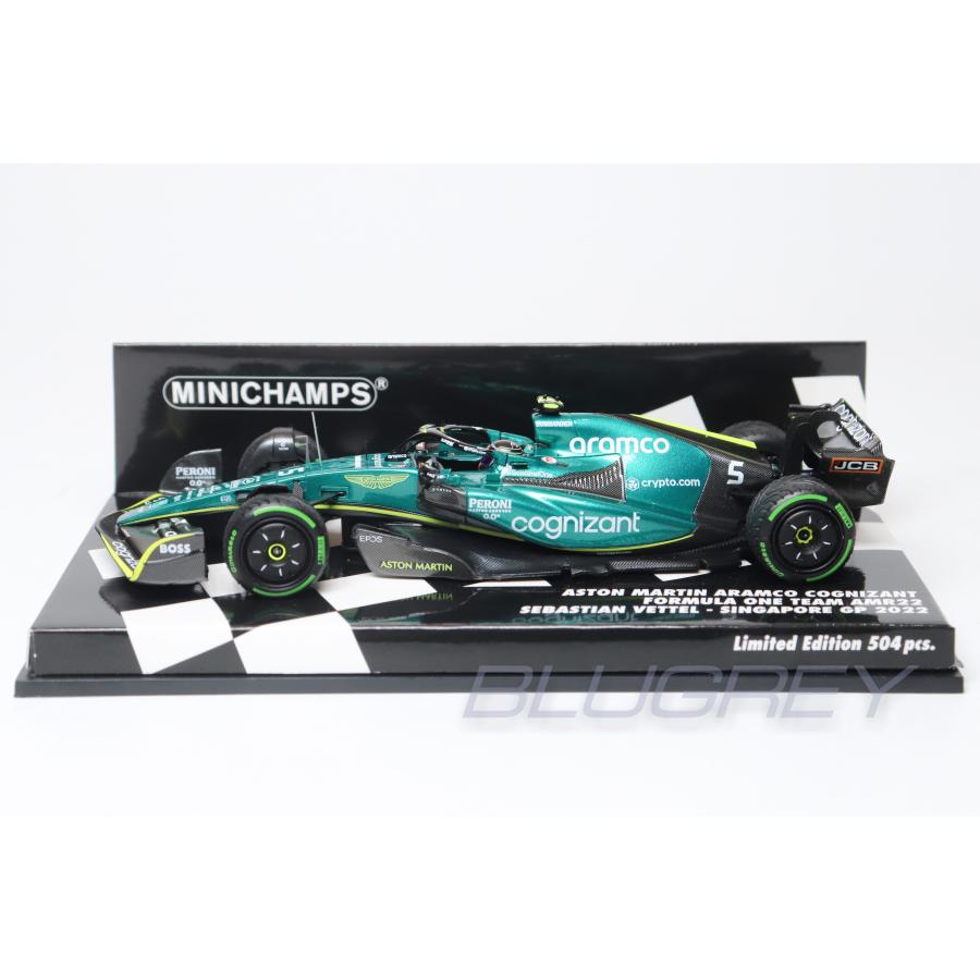 1/18 アストンマーティン AMR22×LEDケース セバスチャン・ベッテル 1