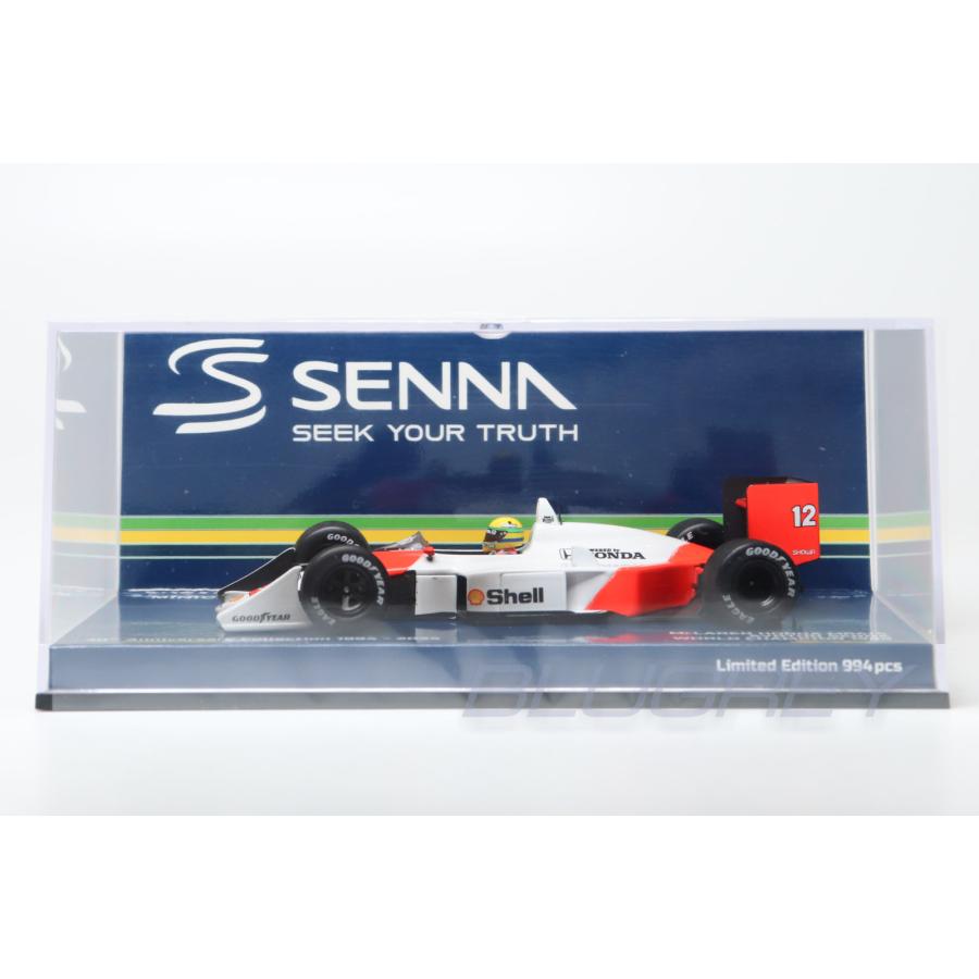ミニチャンプス 1/43 マクラーレン ホンダ F1 MP4/4 1988 #12