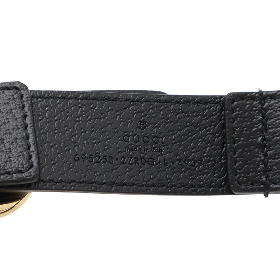 GUCCI（グッチ） ペット 犬 ハーネス 胴輪 レザー ブラック 黒