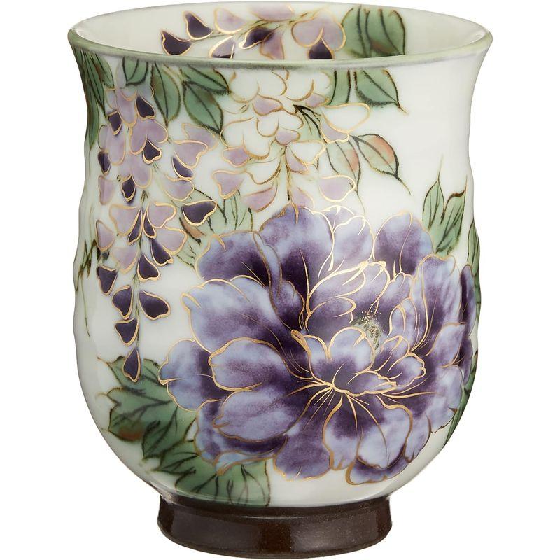 京焼清水焼陶あん白掛牡丹花瓶陶器製日本製花生しろがけぼたん