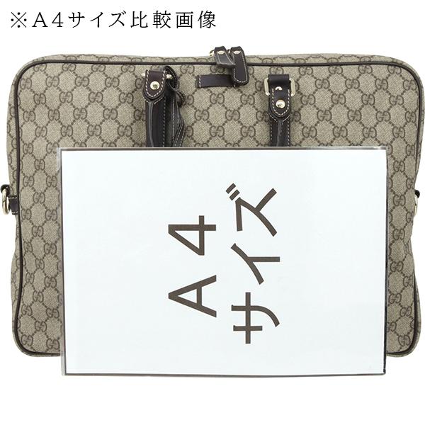 GG グッチ ビジネスバッグ ブリーフケース GGスプリーム ベージュ
