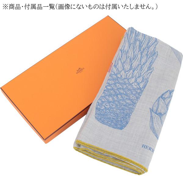 HERMES（エルメス） カレジェアン 140 ヤシの目録 ショール スカーフ