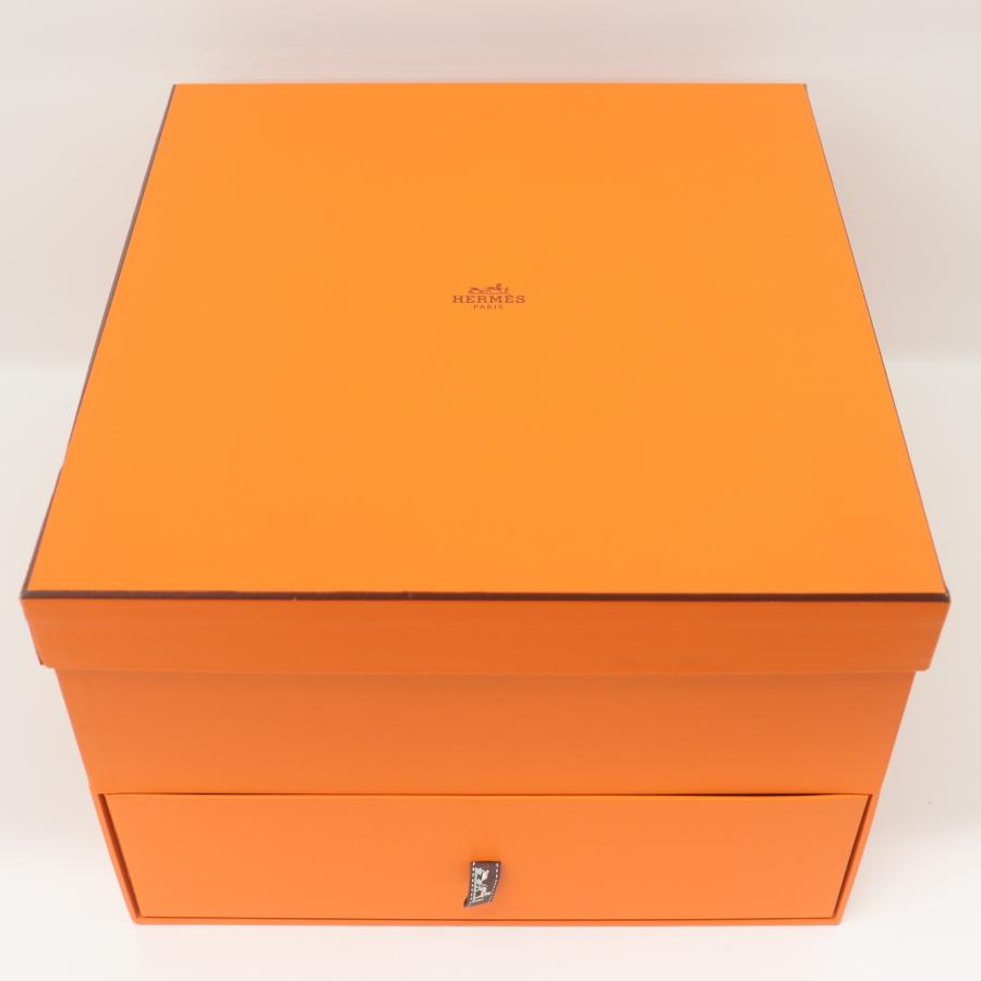 ITB1634XNM3S 即決 本物 希少 HERMES エルメス 2段 引出し ネイビー