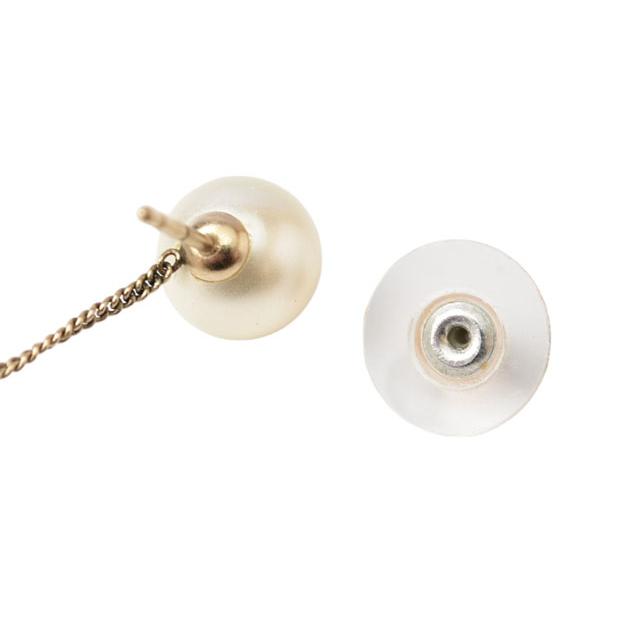 CHANEL（シャネル） ピアス ロゴ/CC パールモチーフ ドロップ ピアス