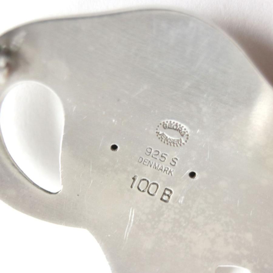 良品▽Georg Jensen ジョージジェンセン 100B SV925 鈴蘭/スズラン