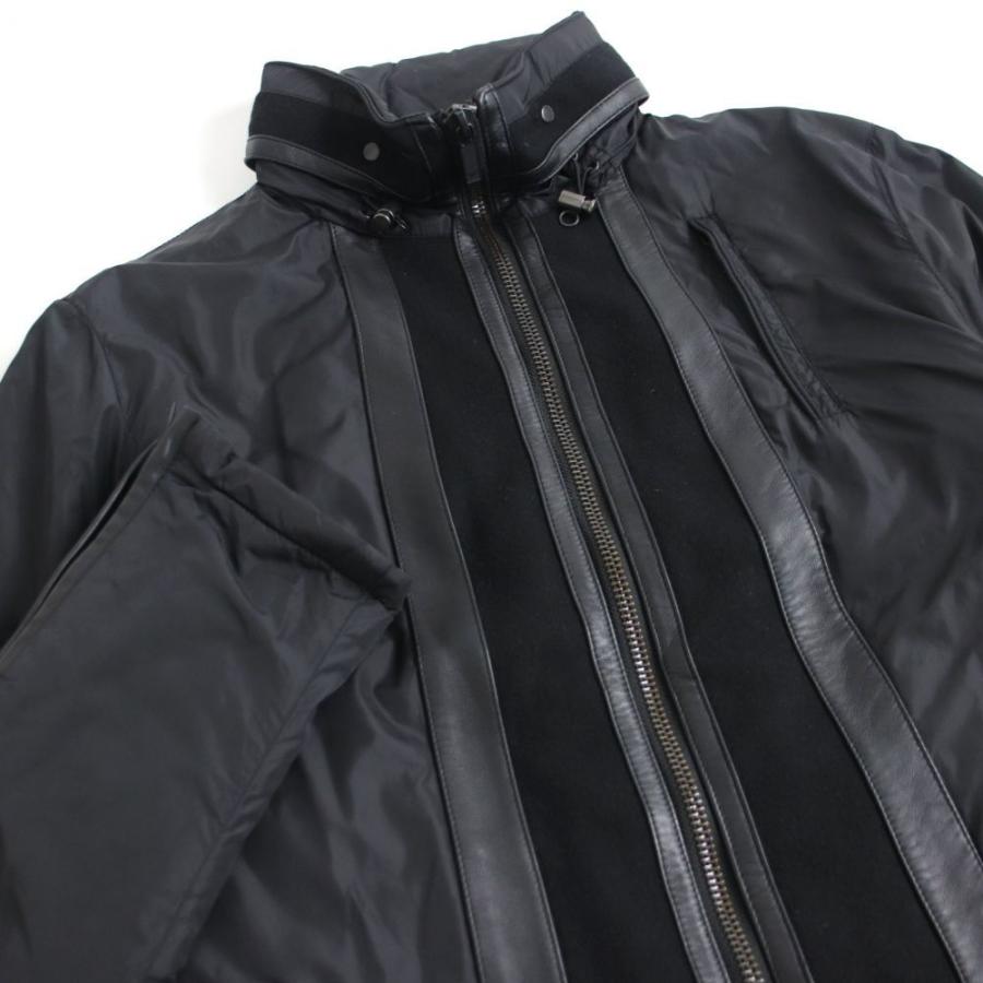 美品□黒タグ EMPORIO ARMANI エンポリオアルマーニ MATT LINE フード