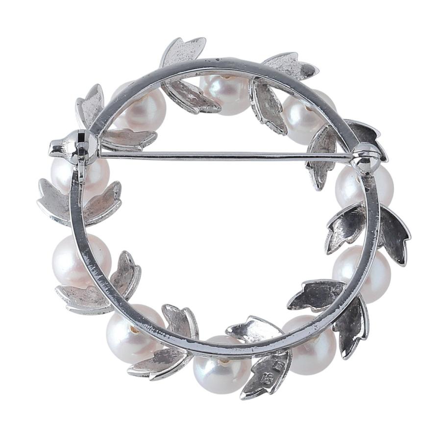 MIKIMOTO（ミキモト） パール ブローチ サークル アコヤパール5.7mm