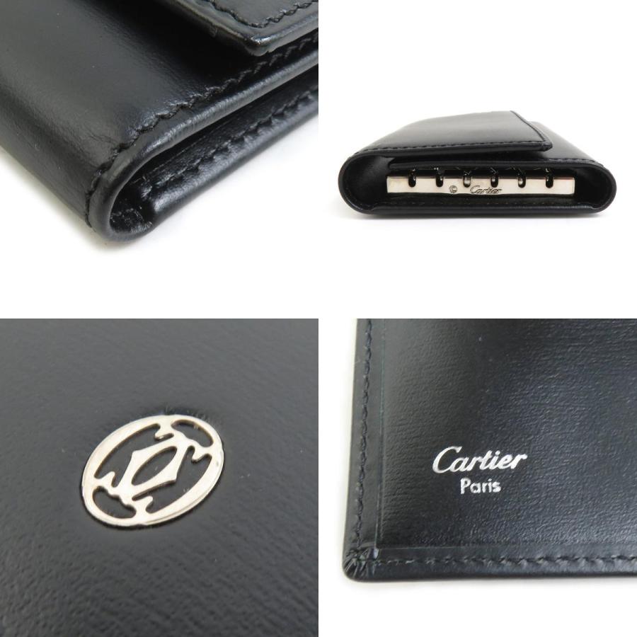 Cartier（カルティエ） キーケース レザー ブラック : ブランド