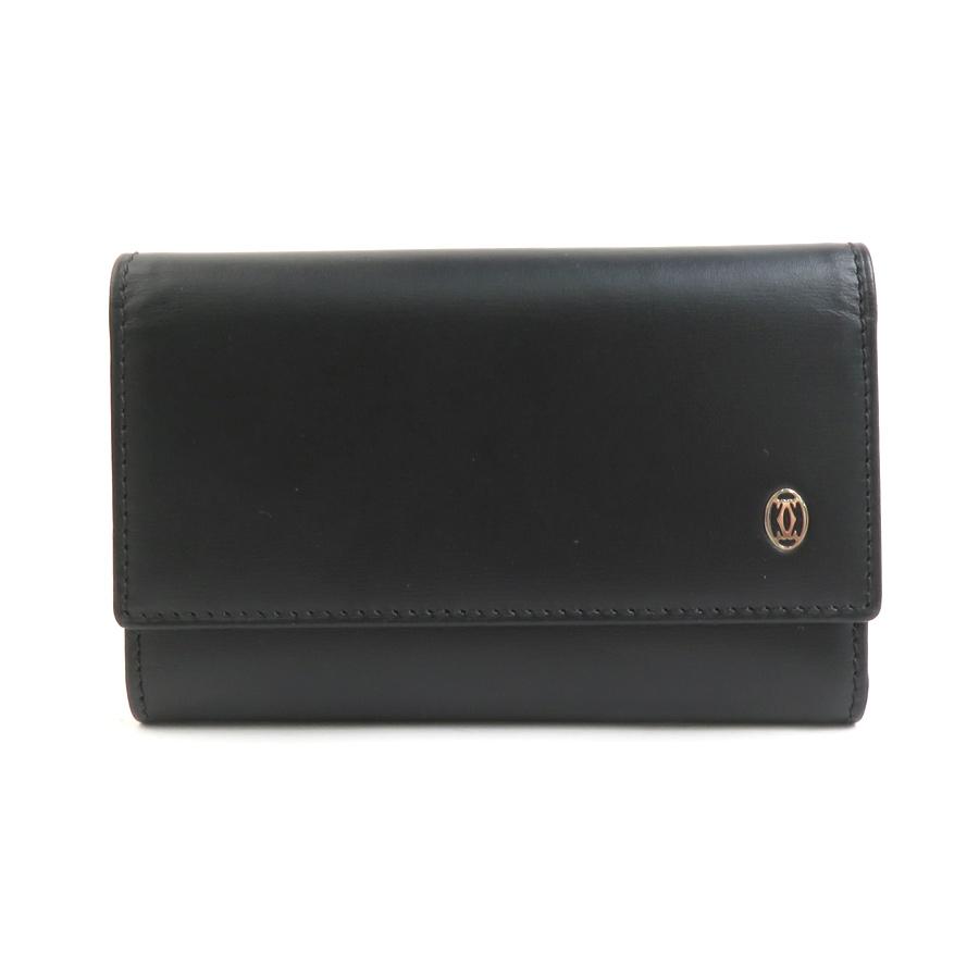 Cartier（カルティエ） キーケース レザー ブラック : ブランド