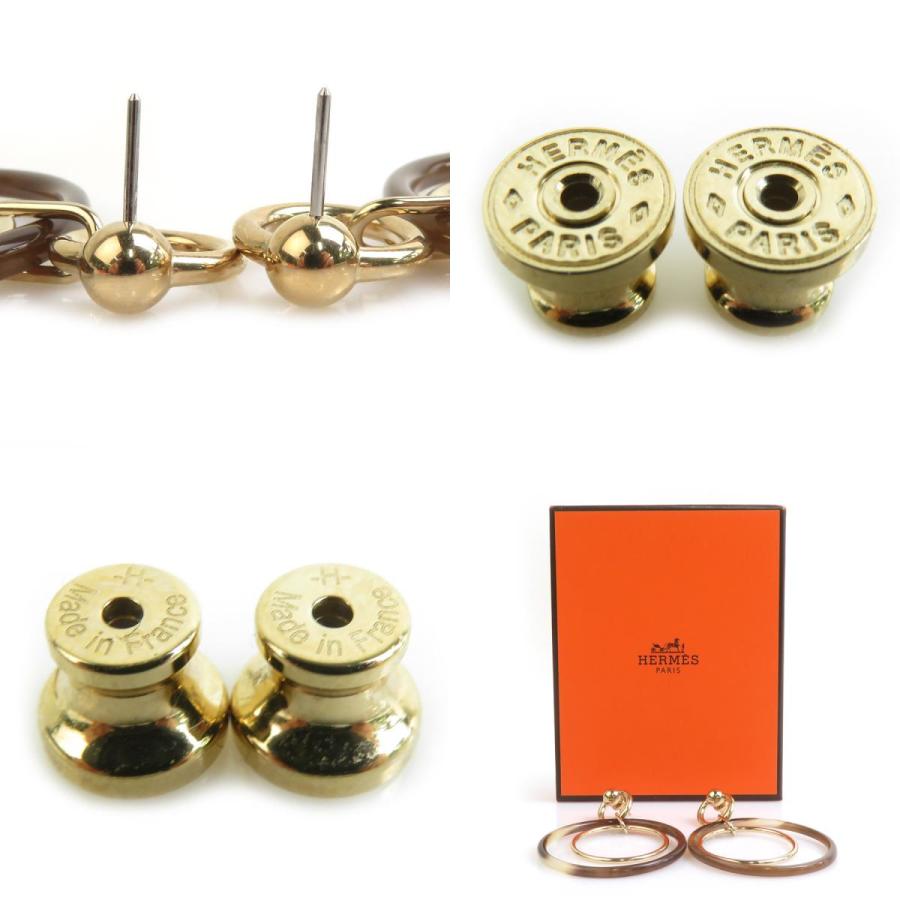 HERMES（エルメス） ピアス アミュレット デュオ バッファローホーン