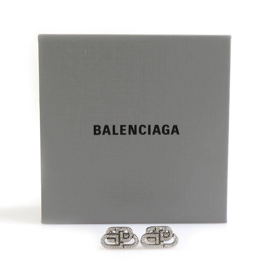 BALENCIAGA（バレンシアガ） ピアス BB XS Stud ピアス メタル/ライン