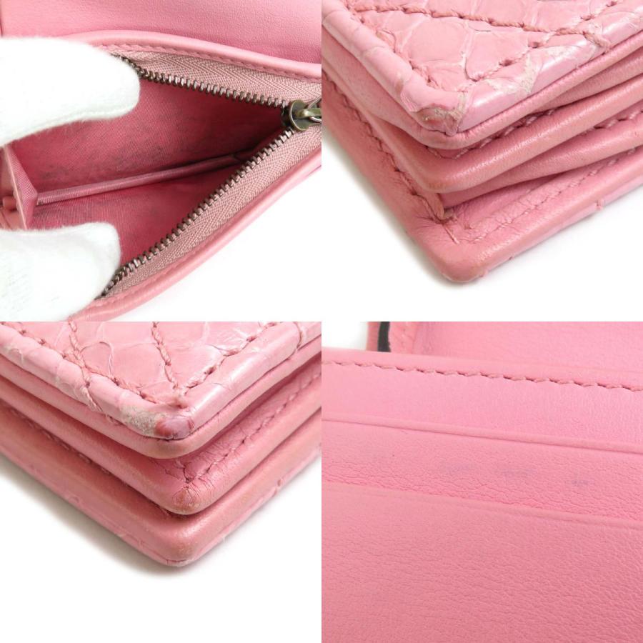GUCCI（グッチ） 二つ折り財布 パイソン ピンク : ブランドバリュー