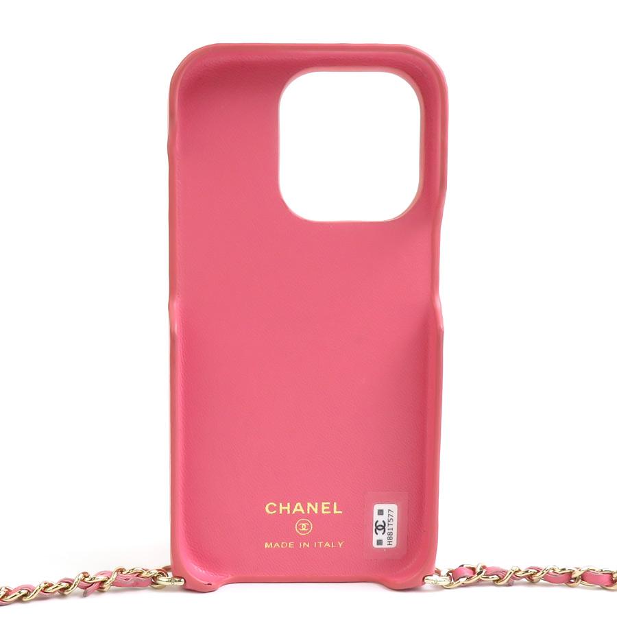 CHANEL（シャネル） スマートフォンケース iPhone 14 Proケース レザー