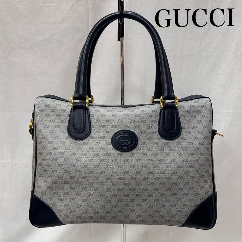 GUCCI（グッチ） オールドグッチ マイクロGG GG柄 ミニボストンバッグ