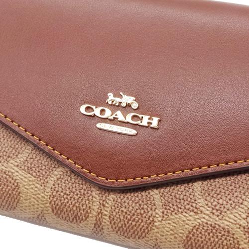 COACH（コーチ） 財布 長財布 新作 新品 シグネチャー レザー 二つ折り